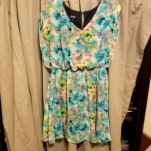 By & By Dress| floral & pastel| size Medium